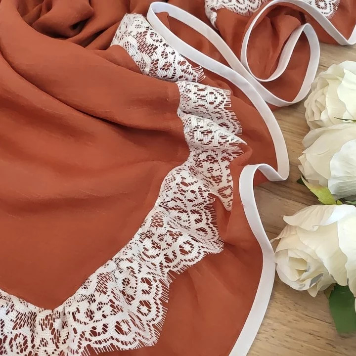 روسری آجری سپیدار